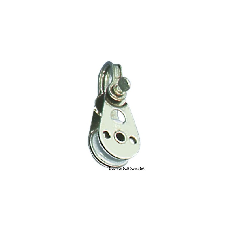 Poulie simple inox p. câble acier 25x4 – Image 2