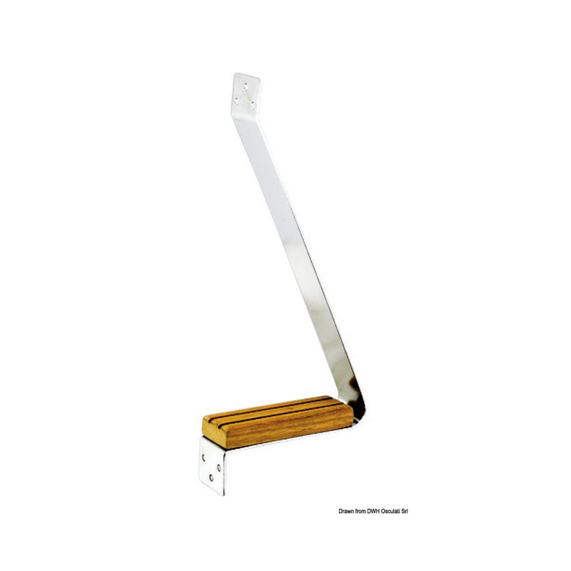 Marche de mât inox + teak – Image 2
