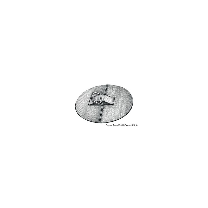 Anneau D inox avec support EPDM – Image 2