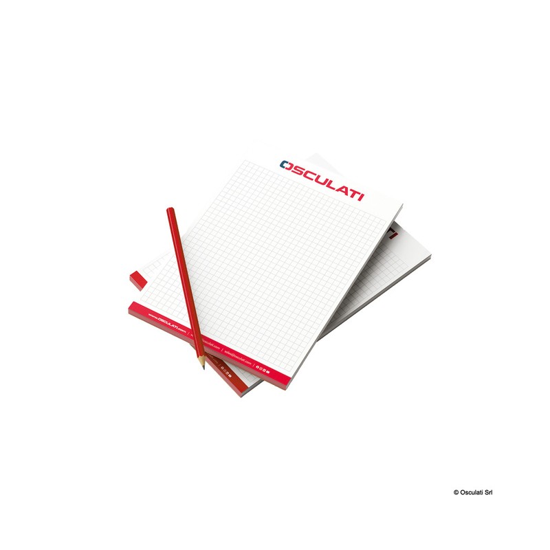 Block notes A5 - Osculati Blocchi 50 fogli da 80g/mq, stampa CMYK, 148x210mm – Image 2