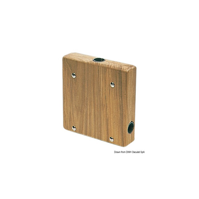 Support moteur teck 175x175x45 mm – Image 2