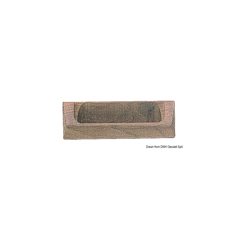 Poignée teck 87x30 mm – Image 2
