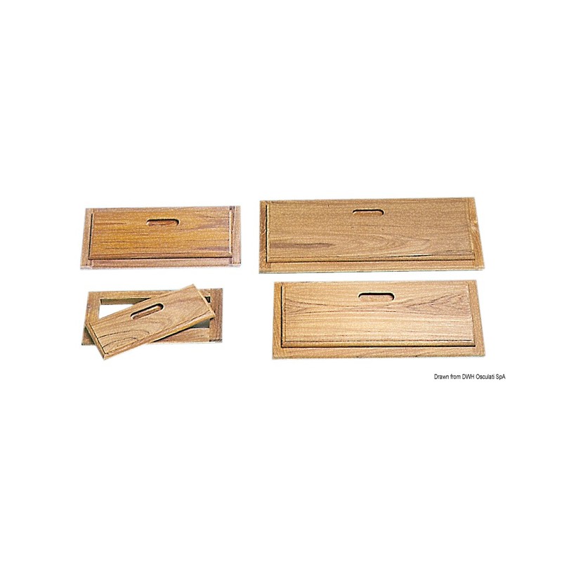 Façade tiroir teck 300x150 mm – Image 2