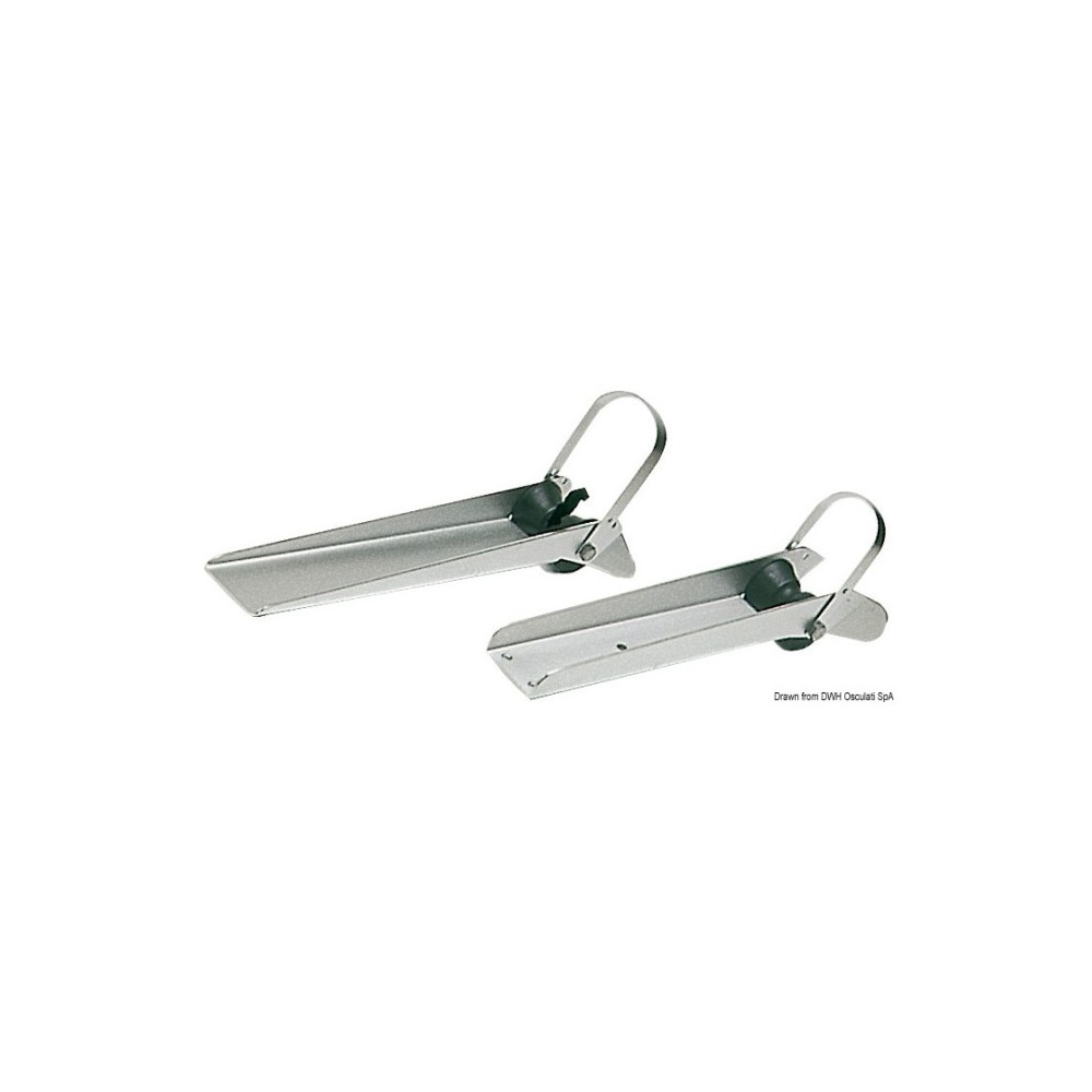 Davier de proue en inox satiné 588 mm – Image 3