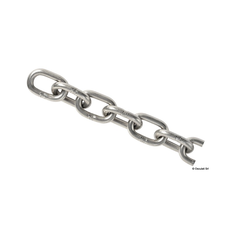 Chaîne inox à maille liège 10 mm x 50 m