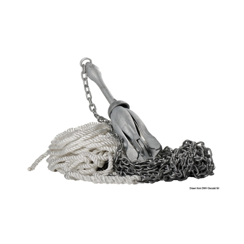 Kit de mouillage ancre grappin