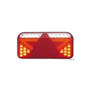 Feu arrière gauche à LED réflecteur triangulaire 6 fonctions