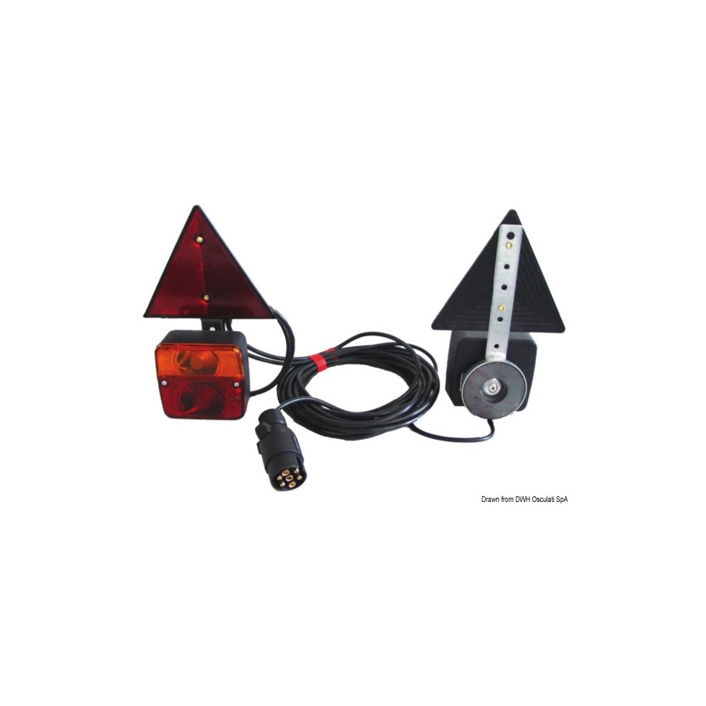 KIt feu arrière fixation magnétique + triangles