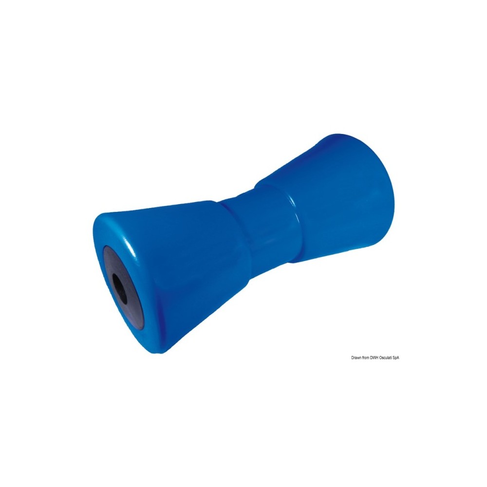 Roue centrale bleu 200 mm Ø trou 17 mm