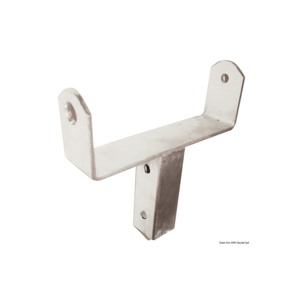 Etrier avec tube 40 x 40 mm