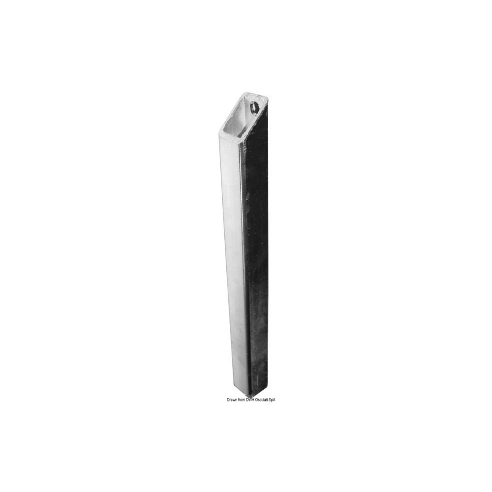 Tube pour roues 40 x 40 x 300 mm