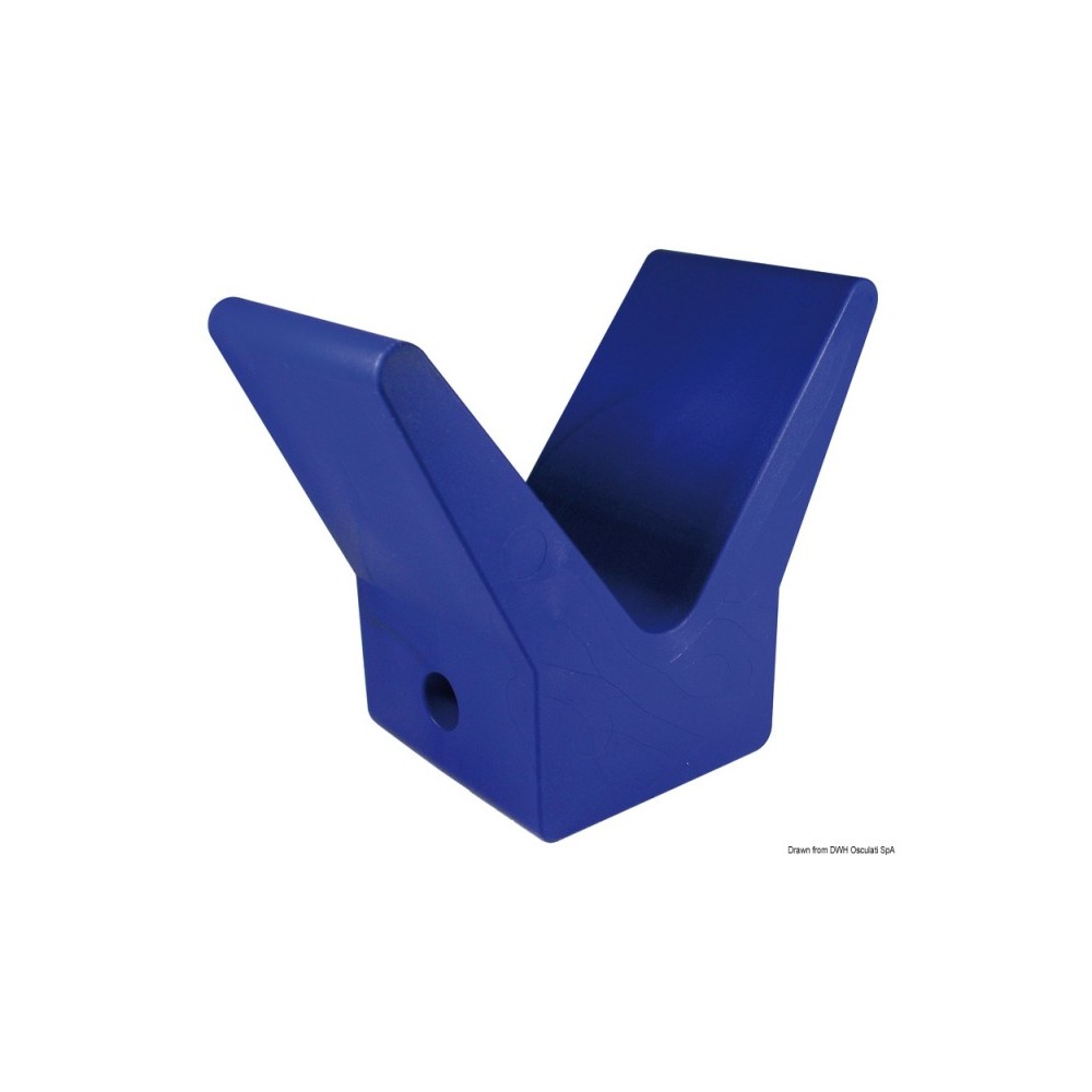 Butée de proue en caoutchouc 105 x 67 x 124 mm