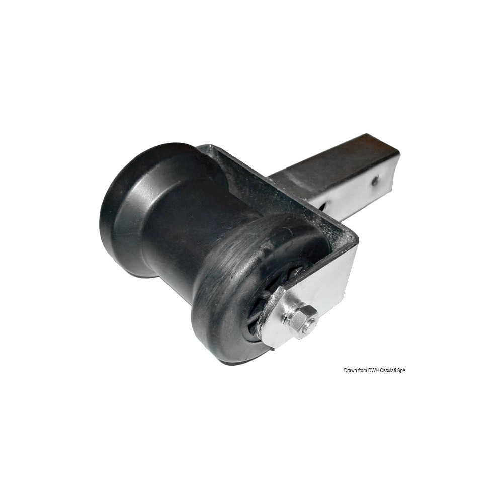 Roue central fixe 30 x 30 mm