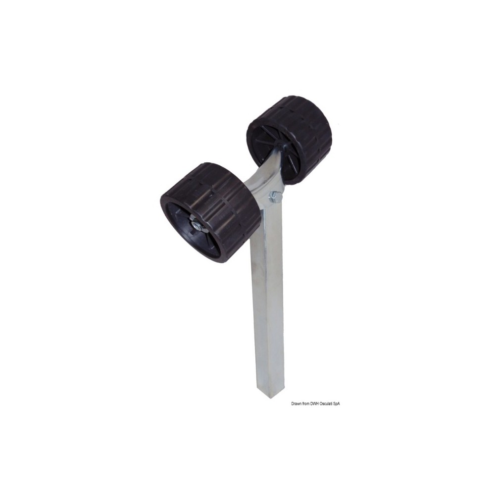 Rouleau basculant orientable 40 mm