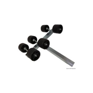 Rouleau pivotant 40 mm 6 rouleaux