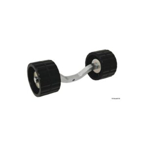 Galet oscillant profilé extrudé 20 mm et façonné 120x75 mm