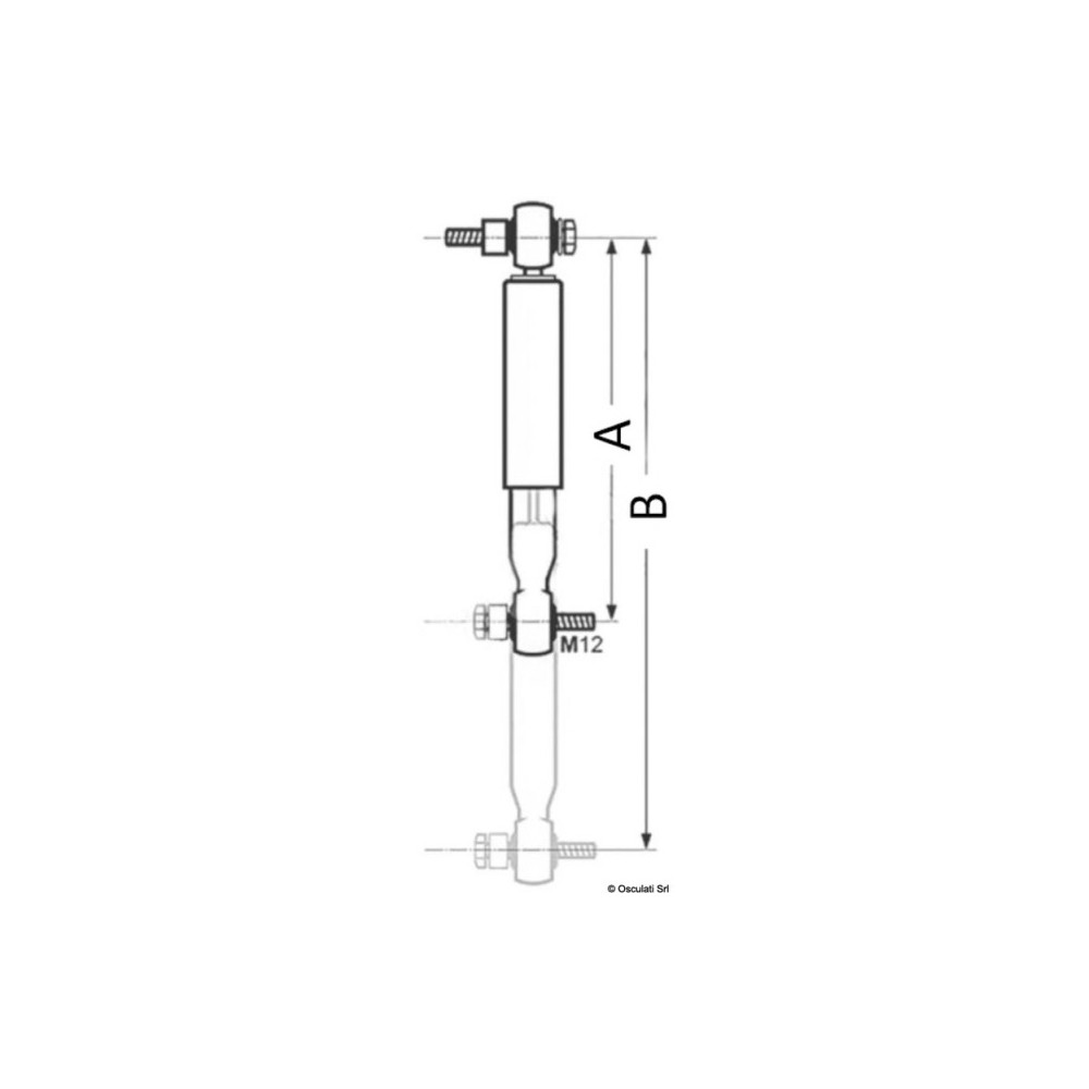 Ammortisseur de répulsion pour Al-ko 1500kg/3000kg – Image 2