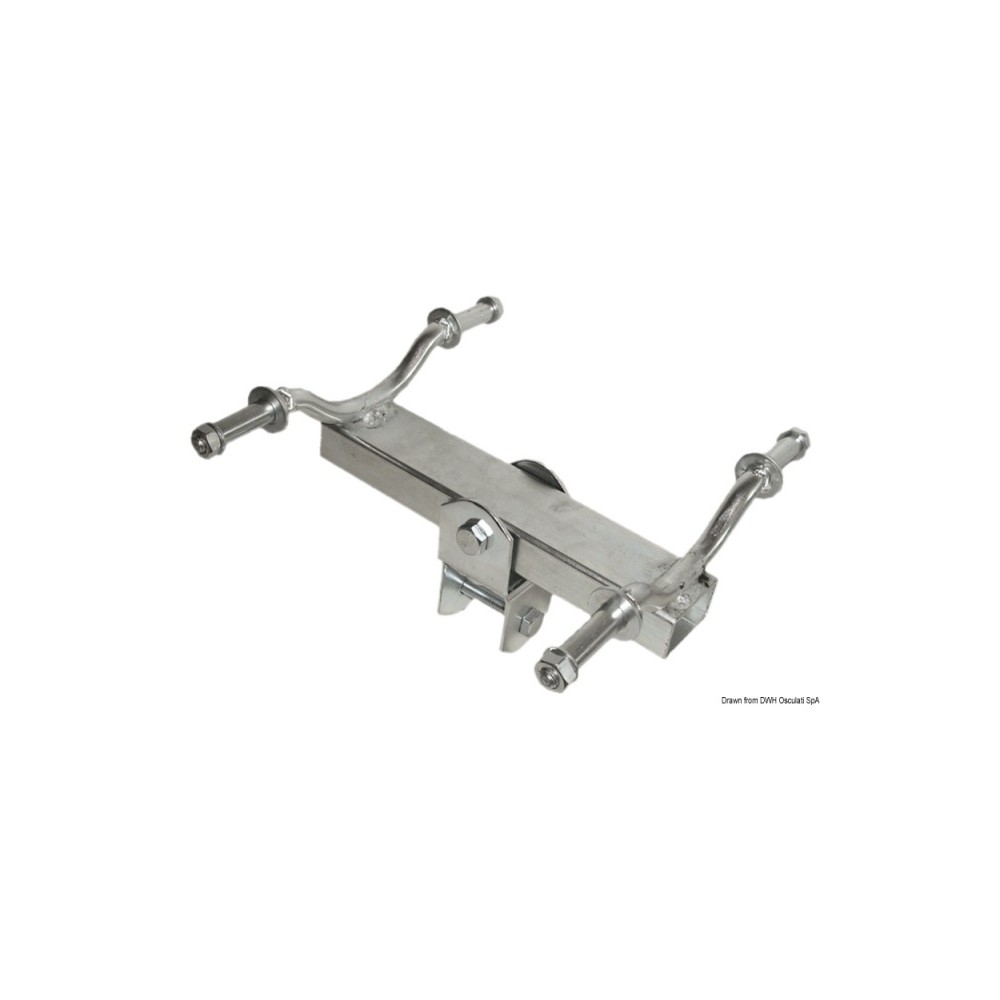 Etrier roue latérale rehaussé 4 roues 40 mm