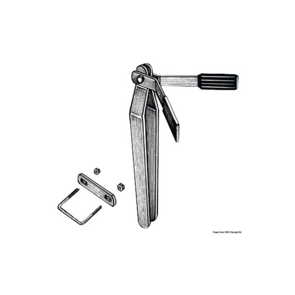 Support proue complet H 50 cm