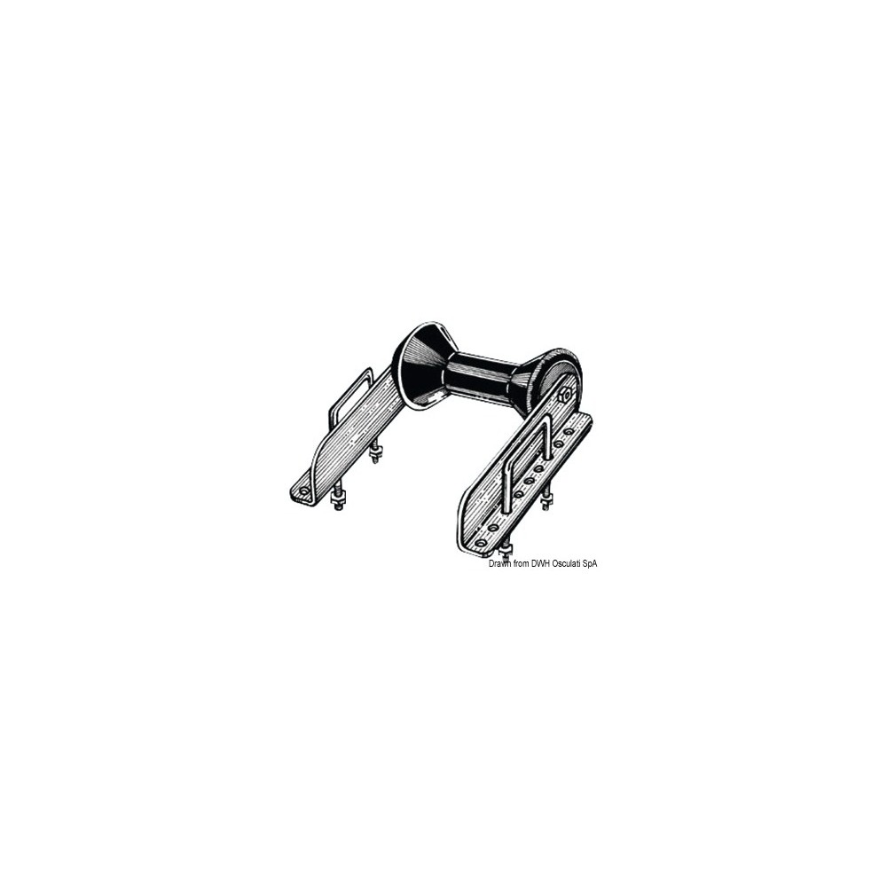 Rouleau basculant arrière 60 mm