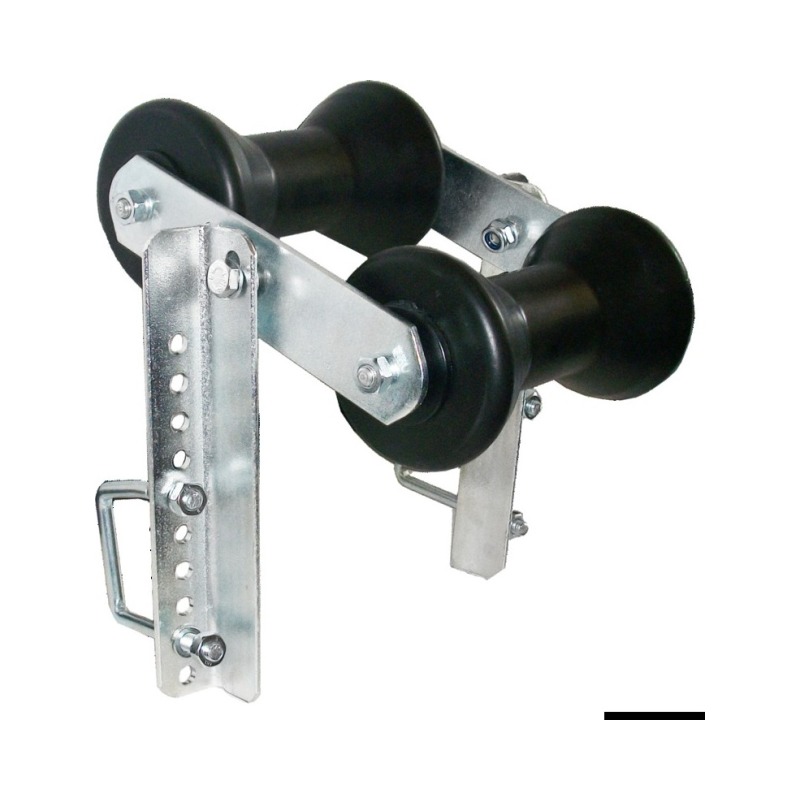 Rouleau central double avec crochets
