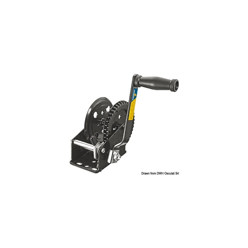 Treuil p. halage embarcations max 727 Kg