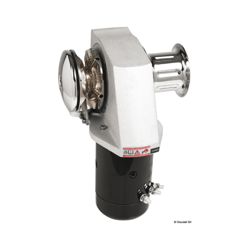 Treuil Italwinch Obi 1500 W - 12 V avec cloche barbotin 10 mm