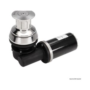 Treuil vertical inox CL-S 1000W 12V-C 8mm bas sans cloche