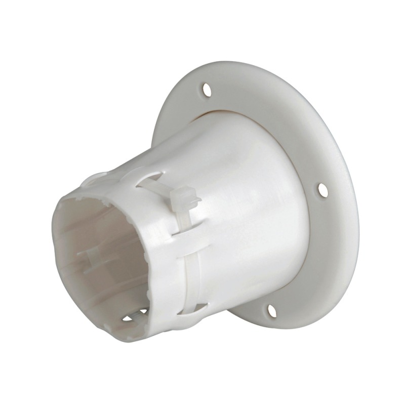 Passe-câble blanc en PVC