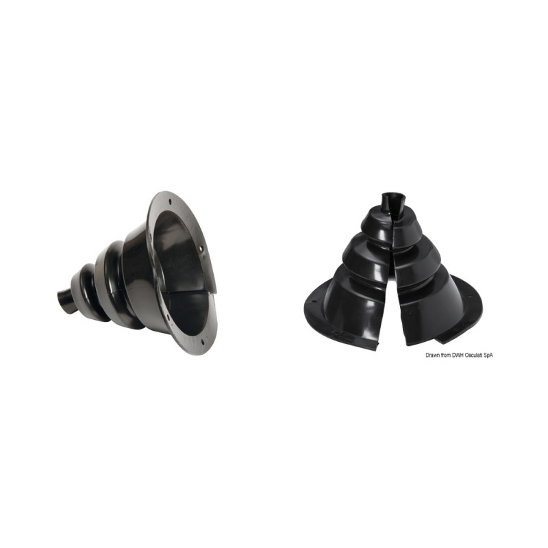 Soufflet passe-câbles ouvrable Ø externe 107 mm