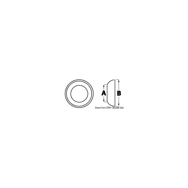 Coupelle inox pour terminal Ø 8/10 mm