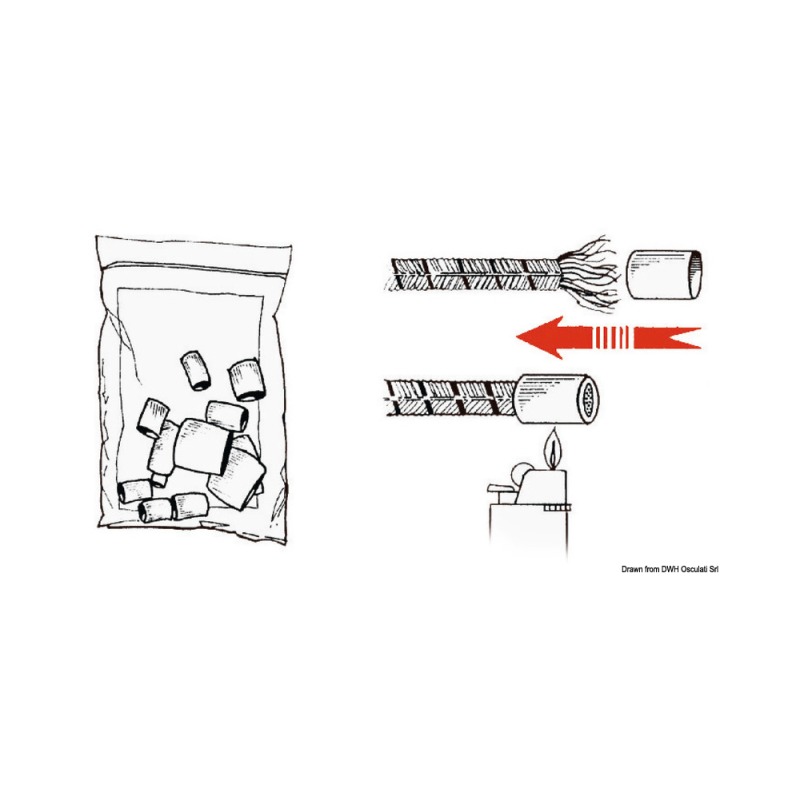 Embouts en plastique pour amarres