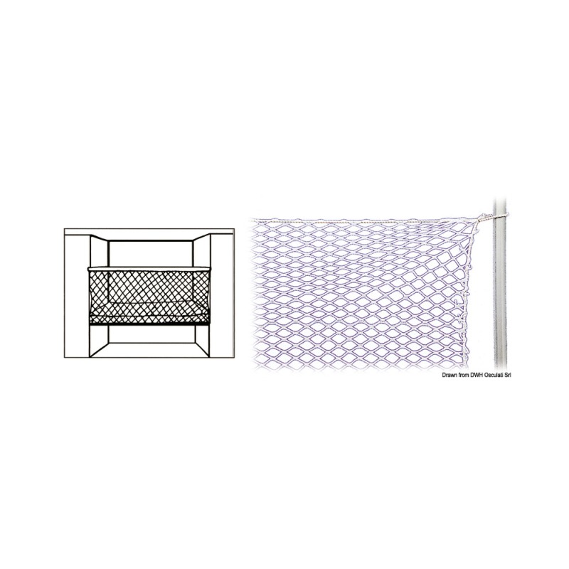 Filet de protection en nylon pour bannettes