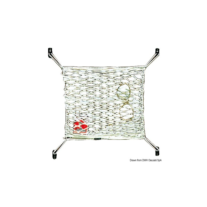 Filet élastique en nylon porte-objets 300 x 200 mm