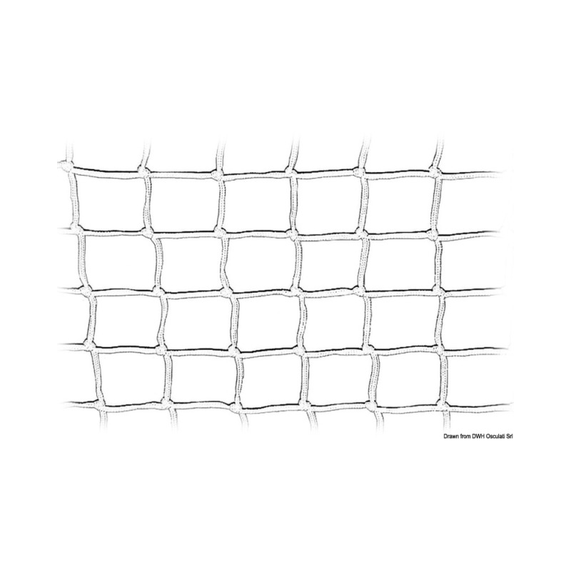 Filet de securitè pour balcon blanc 600 mm x 30 m