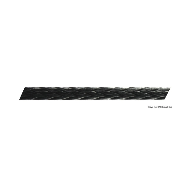 Tresse déschaussée Excel Marlow D12 DSK78 noir 3 mm