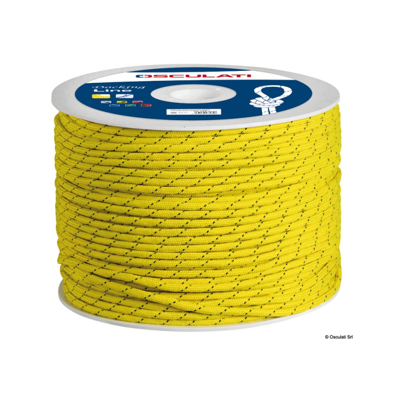Tresse polypropylène couleurs vives bleu 2 mm