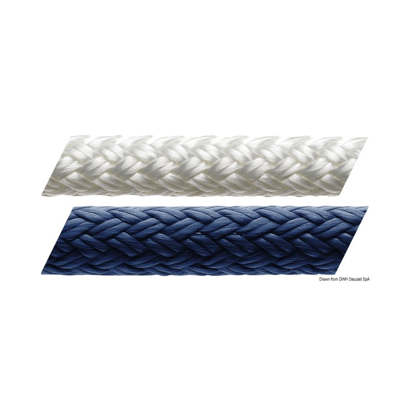 Tresse navy bleue Marlow D2 Classic 10 mm