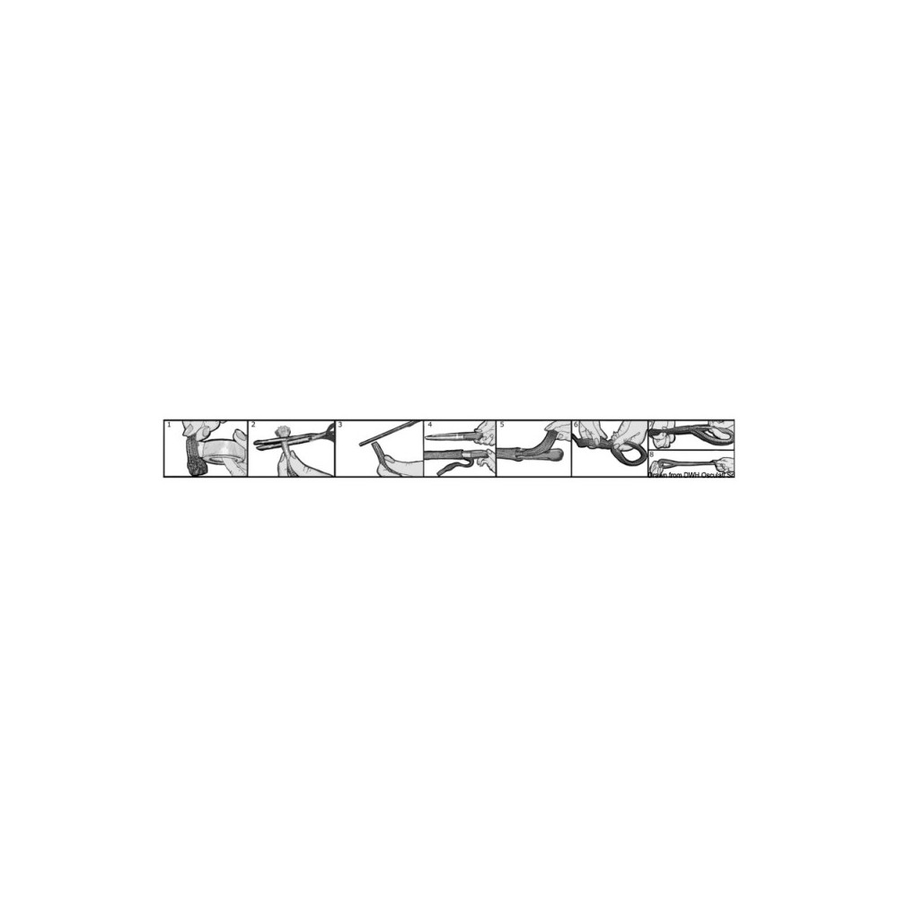 Tresse plate noire pare-battage 10 mm x 50 m – Image 4