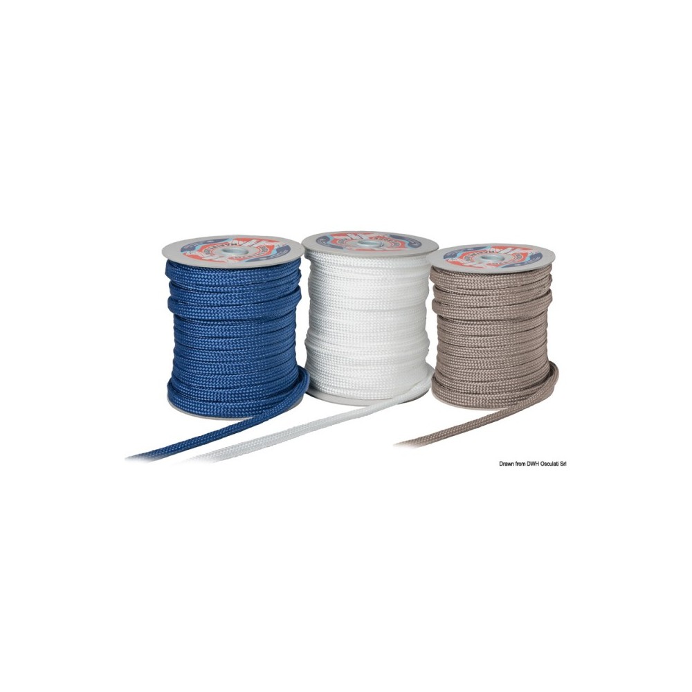 Tresse plate noire pare-battage 10 mm x 50 m – Image 3