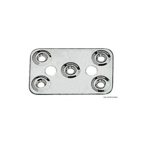 Platine pour fixer sangles 62 x 40 mm