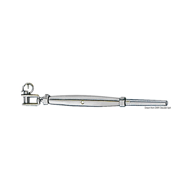 Ridoir inox à chape fixe 10 mm