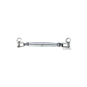 Ridoir avec deux chapes fixes AISI 316 4 mm