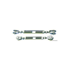 Ridoir avec deux chapes fixes AISI 316 5 mm
