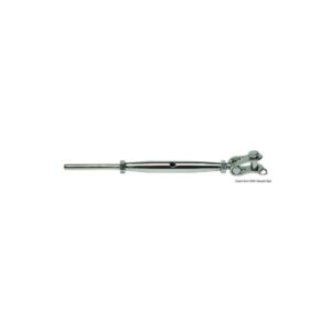 Ridoir avec chapes articulée AISI 316 6 mm