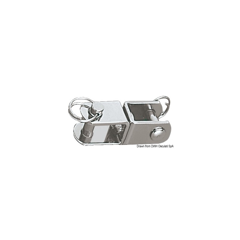 Emerillon inox lourd 14 x 42 mm