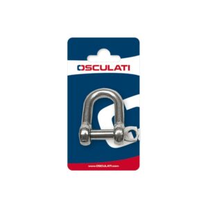 Manille D en acier inox AISI 316 4 mm (1 pc)