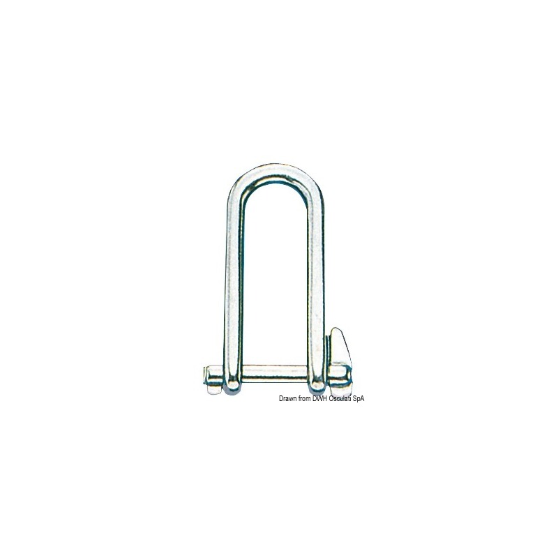 Manille fermeture à gâchette AISI 316 5 mm