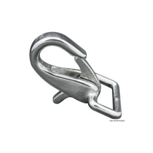 Mousqueton inox à gâchette p. sangle