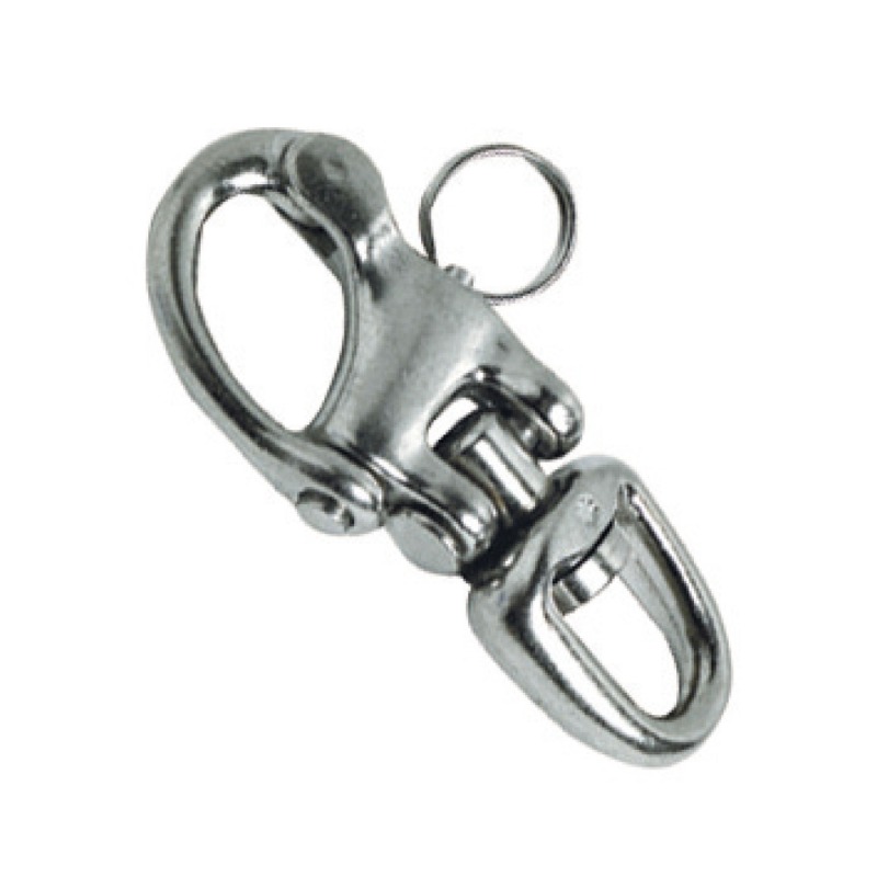 Mousqueton double articol. p. spi AISI 316 82 mm